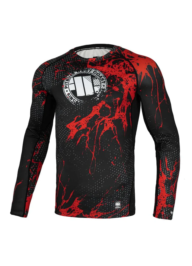 Pitbull - BLOOD DOG 2 - BLACK - Rashguard