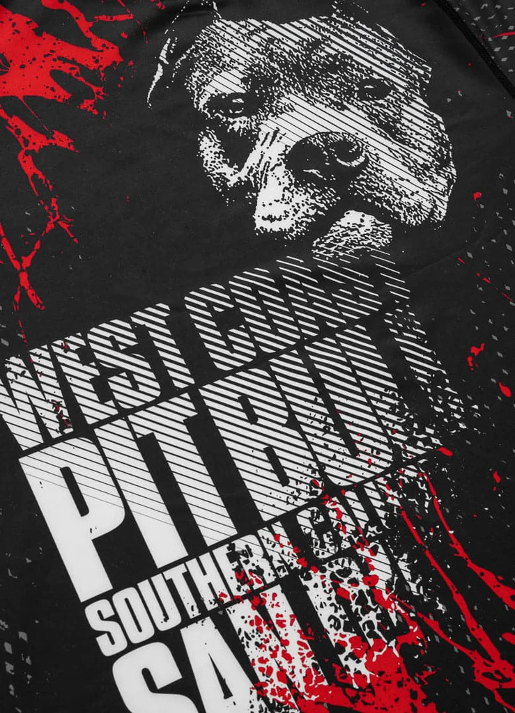Pitbull - BLOOD DOG 2 - BLACK - Rashguard - 3